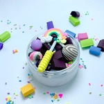 Ficha técnica e caractérísticas do produto Crianças pirulito diy arco-íris lodo Brinquedo reliver estresse