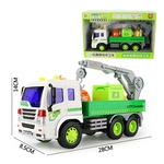 Ficha técnica e caractérísticas do produto Crianças Grande Saneamento Caminhão de lixo Truck Toy Simulação Car Inércia Engenharia limpeza do carro veículo