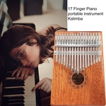 Ficha técnica e caractérísticas do produto Criativa Thumb Piano Kalimba 17 Tone Dedo Piano port¨¢til Instrument