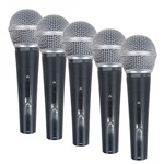 CSR 48-5 Kit 5 Microfones com Fio de Mão