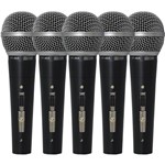 Ficha técnica e caractérísticas do produto CSR - Kit de Microfones Vocal 5 Pçs. com Chave HT48
