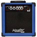 Cubo para Guitarra 15W Rms 6 Pol Azul Gt15usbaz Master Áudio - Master Audio