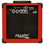 Ficha técnica e caractérísticas do produto Cubo para Guitarra 15W Rms 6 Pol Vermelho Gt15usbvm Master Áudio - Master Audio