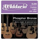 Ficha técnica e caractérísticas do produto D`Addario - Encordoamento Phosphor Bronze 011 para Violão EJ26 AC