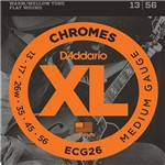 Ficha técnica e caractérísticas do produto D'addario - Encordoamento Chromes Flat Wound para Guitarra Ecg26