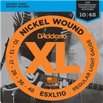 Encordoamento 010 Nickel para Guitarra ESXL-110 - D`Addario