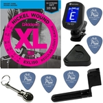 Ficha técnica e caractérísticas do produto Daddario EXL150 Cordas P/ Guitarra De 12 Cordas 010 046 Regular Light + Kit IZ2