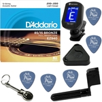 Ficha técnica e caractérísticas do produto Daddario EZ940 Encordoamento P/ Violão 12 Cordas 010 050 85/15 Bronze + Kit IZ2