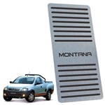 Ficha técnica e caractérísticas do produto Descanso de Pé Chevrolet Montana 2003 Até 2010 Preto Inox