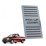 Ficha técnica e caractérísticas do produto Descanso de Pé Chevrolet Pickup Corsa Preto Inox - 3r Acessórios