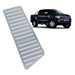 Ficha técnica e caractérísticas do produto Descanso De Pé Ford Ranger 2013 Até 2019 Aço Inox