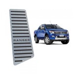 Ficha técnica e caractérísticas do produto Descanso de Pé Ford Ranger 2013 Até 2019 Preto Aço Inox - 3r Acessórios