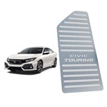 Descanso de Pé Honda Civic Touring 2017 Até 2019 Aço Inox - 3r Acessórios