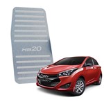 Ficha técnica e caractérísticas do produto Descanso de Pé Hyundai Hb20 Todos os Modelos Aço Inox - 3r Acessórios