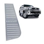 Ficha técnica e caractérísticas do produto Descanso de Pé Toyota Hilux 2005 Até 2015 Aço Inox - 3r Acessórios