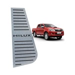 Ficha técnica e caractérísticas do produto Descanso de Pé Toyota Hilux 2005 Até 2015 Preto Aço Inox - 3r Acessórios