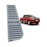 Ficha técnica e caractérísticas do produto Descanso De Pé Toyota Hilux 2005 Até 2015 Preto Aço Inox
