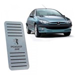 Ficha técnica e caractérísticas do produto Descanso em Inox Peugeot 206 1999/2010 Preto - Jr