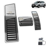 Ficha técnica e caractérísticas do produto Descanso + Pedaleira Automático Chevrolet Tracker 2020 Preto - Jr