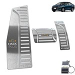 Ficha técnica e caractérísticas do produto Descanso Pedaleira Automático Onix Plus Turbo 2020 Prata - Jr