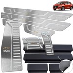 Ficha técnica e caractérísticas do produto Descanso Pedaleira Automático Soleira Prata Onix Turbo 2020 - Jr