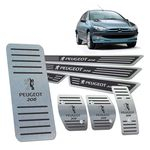 Ficha técnica e caractérísticas do produto Descanso Pedaleira Manual Soleira Peugeot 206 1999/2010