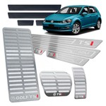 Ficha técnica e caractérísticas do produto Descanso Pedaleira Soleira Golf Tsi 2014/2019 I Aut Prata - Jr
