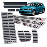 Ficha técnica e caractérísticas do produto Descanso Pedaleira Soleira Golf Tsi 2014/2019 I Aut Preto - Jr