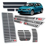 Ficha técnica e caractérísticas do produto Descanso Pedaleira Soleira Golf Tsi 2014/19 SI Aut Preto - Jr