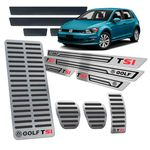Ficha técnica e caractérísticas do produto Descanso Pedaleira Soleira Golf Tsi 2014/19 Si Manual Preto