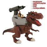 Ficha técnica e caractérísticas do produto Dinossauro Rex Attack - Lança Míssil - Adijomar
