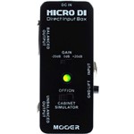 Ficha técnica e caractérísticas do produto Direct Box Guitarra Baixo Mooer Micro Di Direct Box Mdi1
