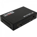 Ficha técnica e caractérísticas do produto Divisor HDMI 1 Entrada X 4 SaÃdas CHSL0005 Preto STORM