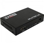 Ficha técnica e caractérísticas do produto Divisor HDMI 1 Entrada X 4 Saídas CHSL0005 Preto STORM - 69