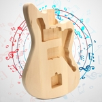 Ficha técnica e caractérísticas do produto DIY inacabado jazzmaster corpo da guitarra elétrica substituição de peças de guitarra basswood