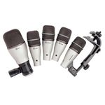 Ficha técnica e caractérísticas do produto Dk5 - Kit 5 Microfones C/ Fio P/ Bateria Dk 5 - Samson