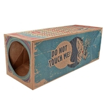 Ficha técnica e caractérísticas do produto FLY Dobrável caixa de papel dupla Way Tunnel engraçado Cat Print House Toy Pet's product