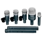 Ficha técnica e caractérísticas do produto DRK B5C2 - Kit 7 Microfones C/ Fio P/ Instrumentos DRK-B5C2 Superlux