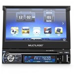 Ficha técnica e caractérísticas do produto DVD GPS Retratil 7" Bluetooth C/ Tv Digital EXTREME Preto MU - Multilaser