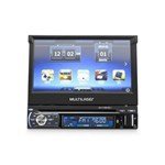 Ficha técnica e caractérísticas do produto DVD Player Automotivo Multilaser Extreme+ GP044 1 Din 7 Pol Retrátil Bluetooth GPS TV USB MP3 Mirror