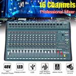Ficha técnica e caractérísticas do produto EL M MX1608-USB 16 Canais 1000 W Efeito de Console USB Mixer Audio Mixer Amplificador Profissional para DJ KTV Karaoke