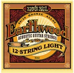Ficha técnica e caractérísticas do produto Enc Ernie Ball Earthwood Light 12-string 80/20 Bronze 2010
