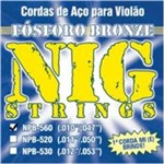 Ficha técnica e caractérísticas do produto Enc P/violão Aço 0.10 Npb560 Nig Strings - 0.10