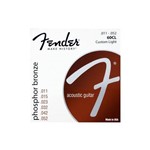 Ficha técnica e caractérísticas do produto Enc Violao Aco Fender 011 Phosphor 60 Cl