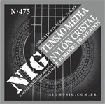 Enc.violao Nylon-cristal/prateada Media Tensao - Nig