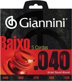 Ficha técnica e caractérísticas do produto ENCORD. Giannini BAIXO LEVE 0.040" 4 Cordas