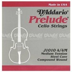 Ficha técnica e caractérísticas do produto Encordamento para Cello Prelude 4/4 J1010 D`Addario