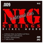 Ficha técnica e caractérísticas do produto Encordamento para Guitarra Elétrica .009 N63 Nig