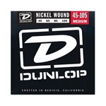 Ficha técnica e caractérísticas do produto Encordoamento 045 para Baixo 4 Cordas Niquel Media Dunlop
