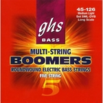Ficha técnica e caractérísticas do produto Encordoamento 45-126 Boomers Para Baixo 5 Cordas 5ML-DYB - GHS